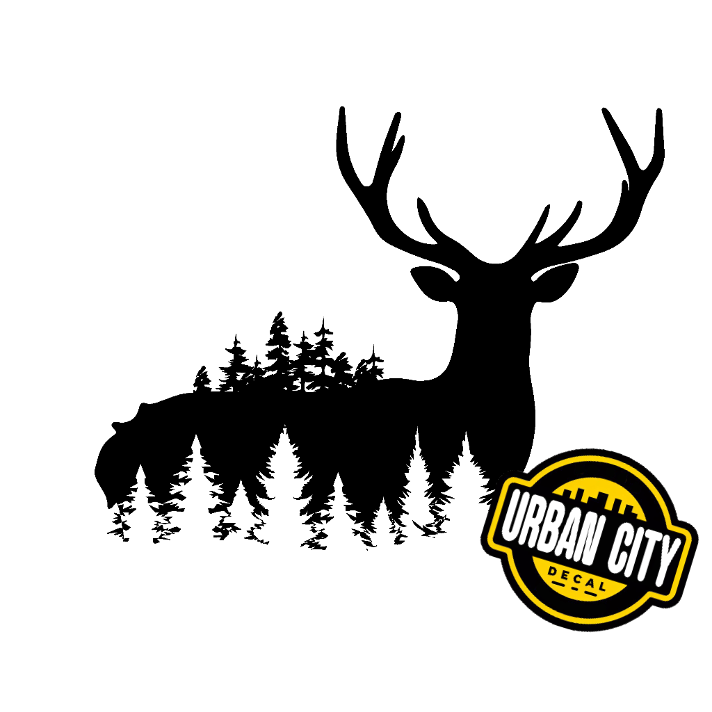 Deer Forest Scene