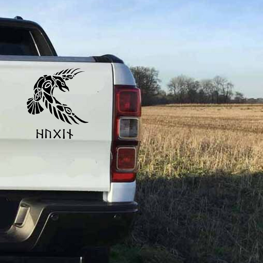 Viking Raven - Huginn - ᚺᚢᚷᛁᚾᚾ