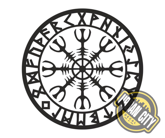 Helm of Awe, Aegishjalmur, Viking Runic Amulet