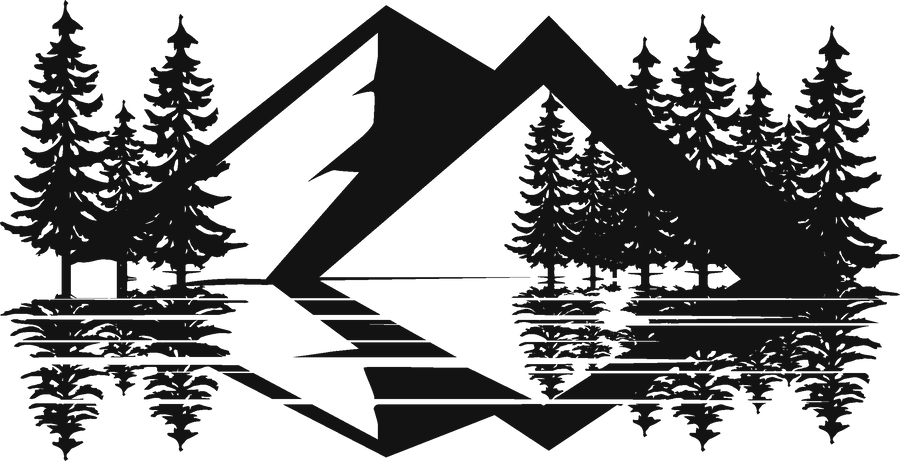 Forest Mountains Scene