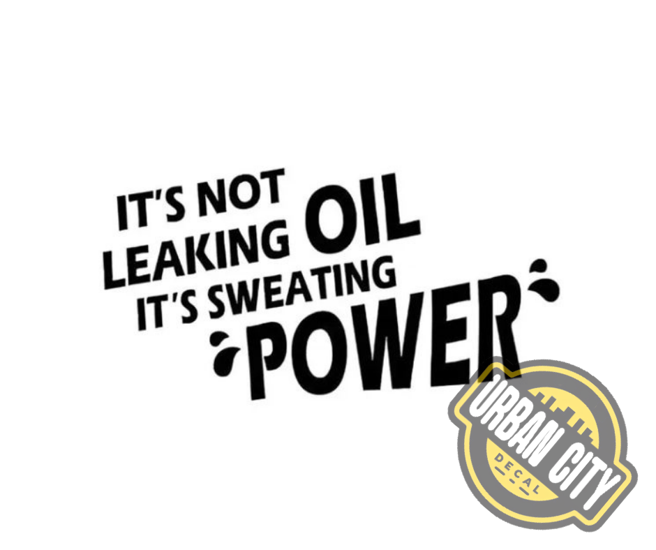It's Not Leaking Oil, It's Sweating Power