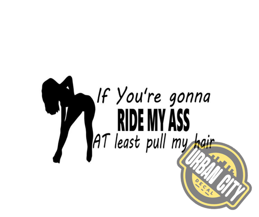 If You're Gonna Ride My Ass At Least Pull My Hair