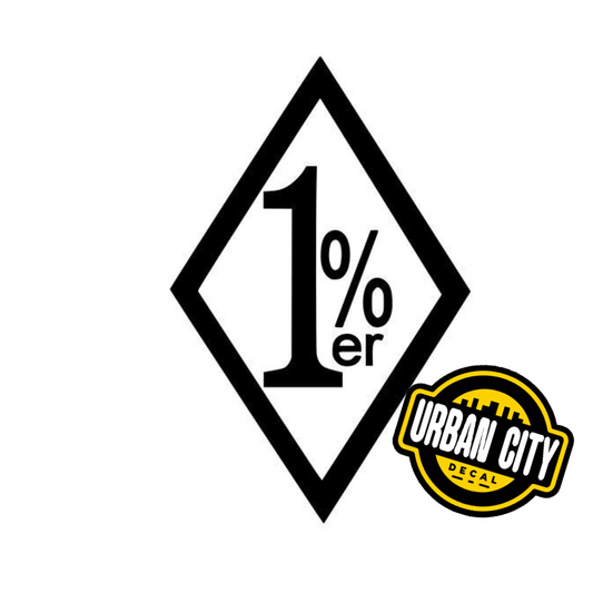 1% Diamond Biker Patch