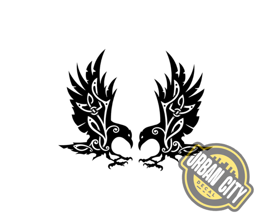 Huginn and Muninn Ravers - Viking