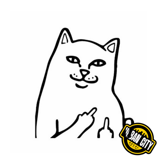 Middle Finger Cat