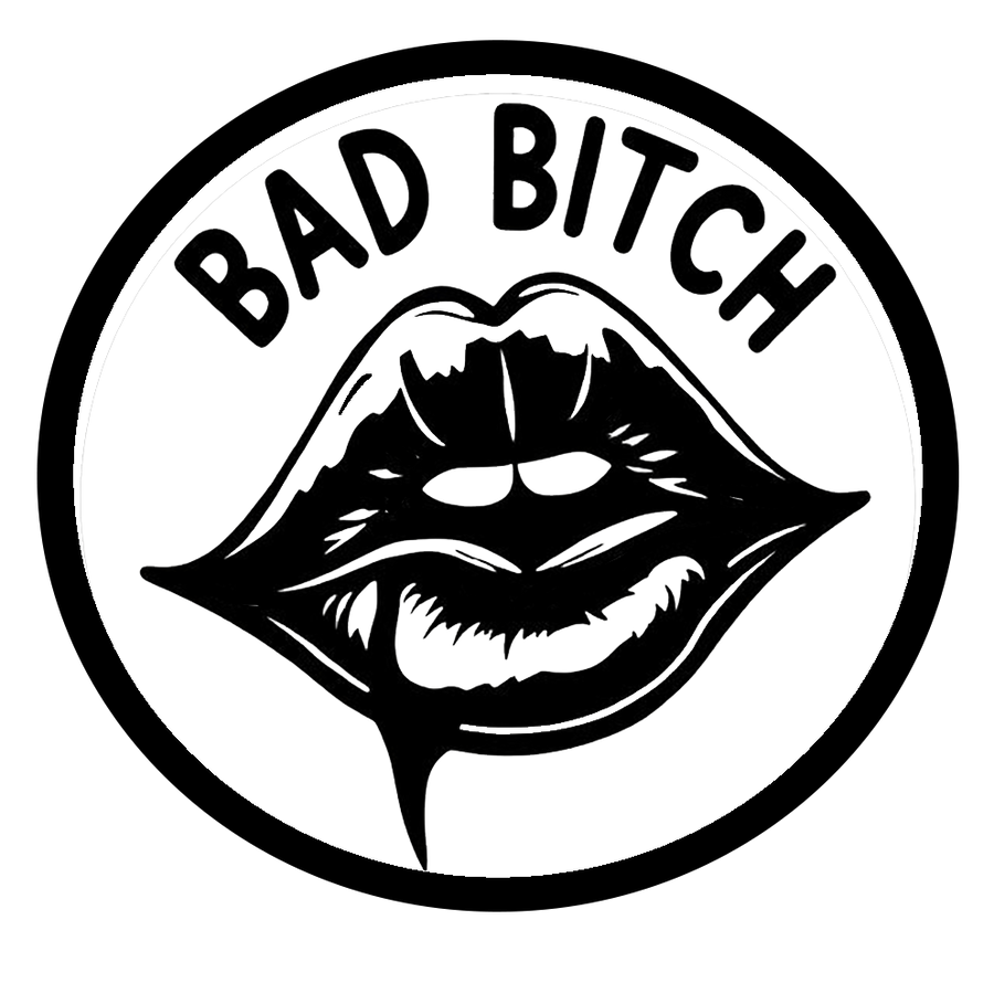 Bad Bitch Lips Decal