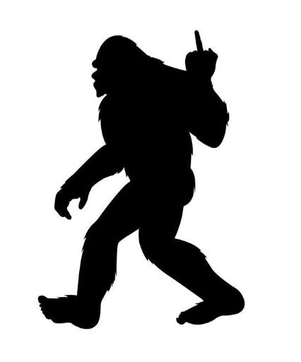 Big foot Middle Finger