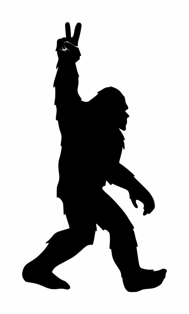 Big foot Peace Sign