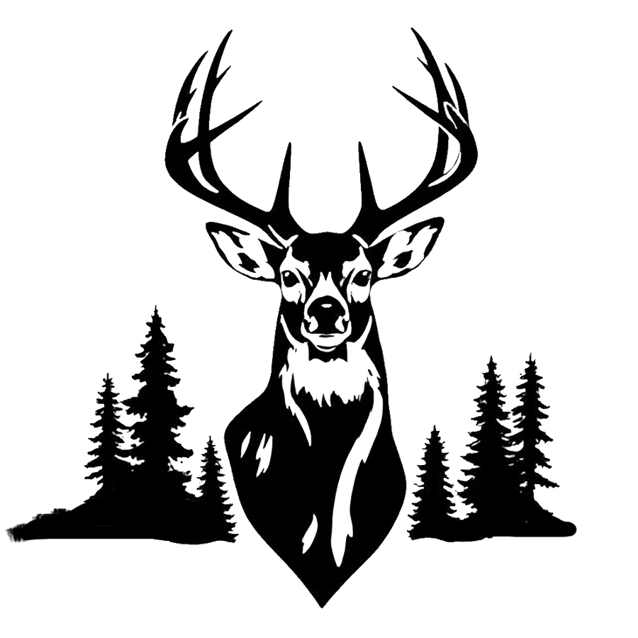 Forest Deer Scene Decal