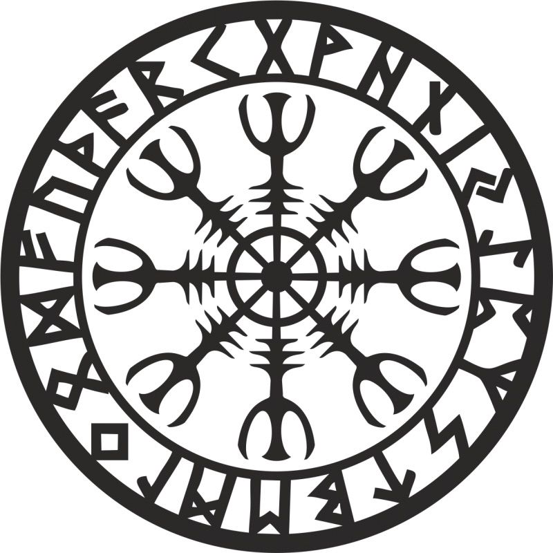 Helm of Awe, Aegishjalmur, Runic Amulet