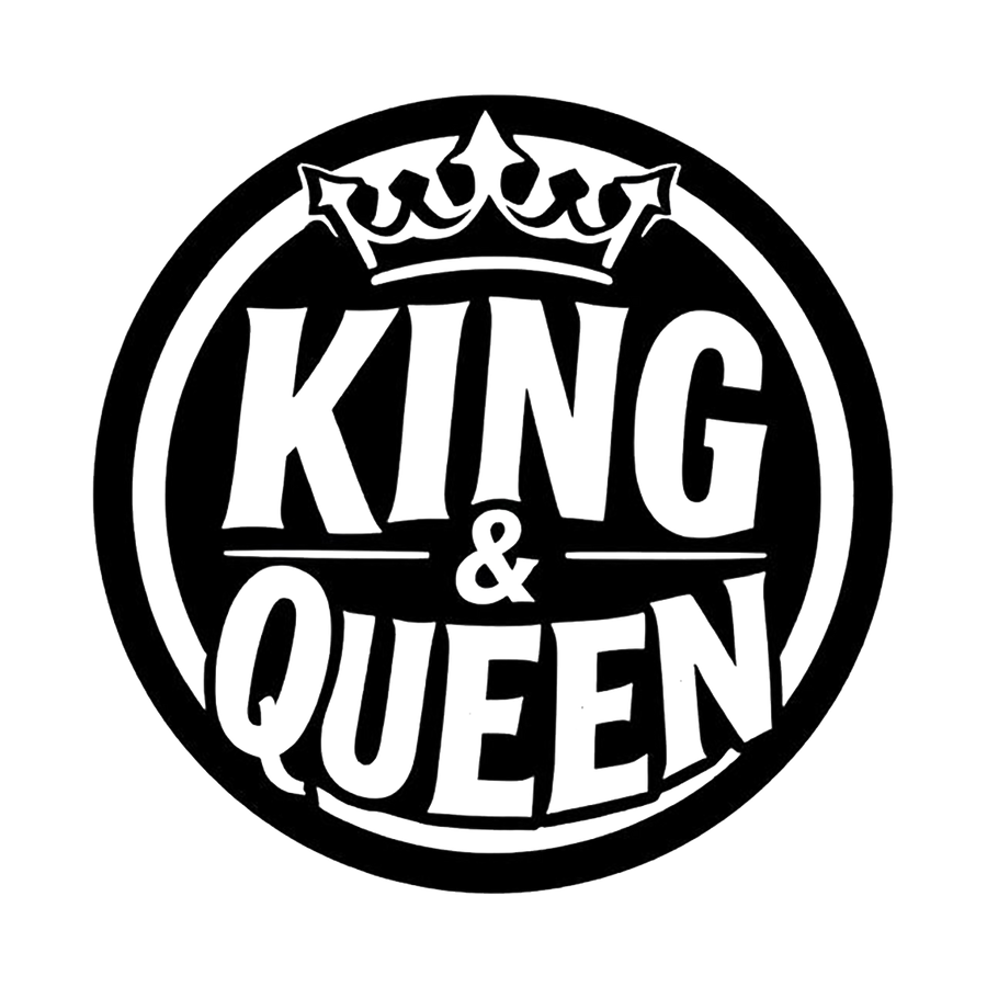 King & Queen Crown Decal