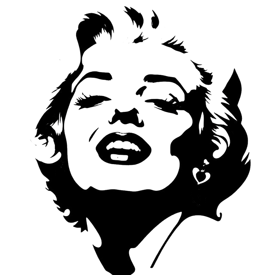 Marilyn Monroe Portrait Decal