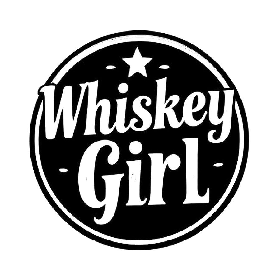 Whiskey Girl Round Text Decal