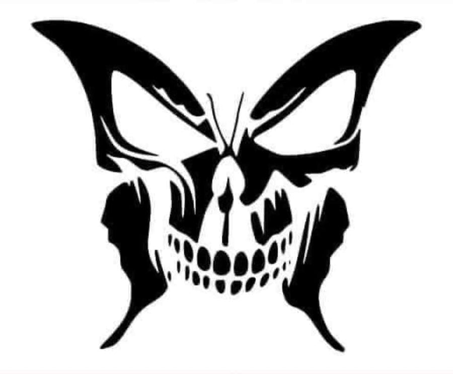 Butterfly Skull
