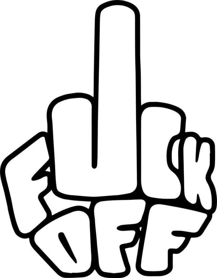Fuck Off Middle Finger