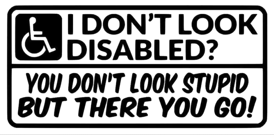 I Don't Look Disabled ?