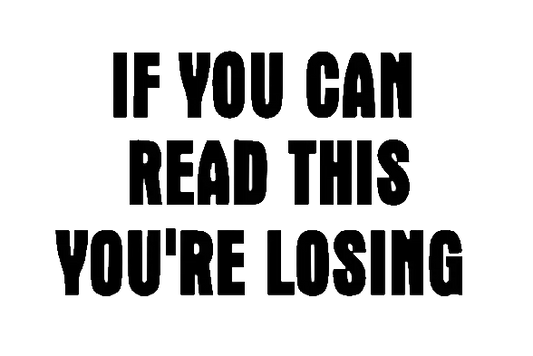 If You Can Read This