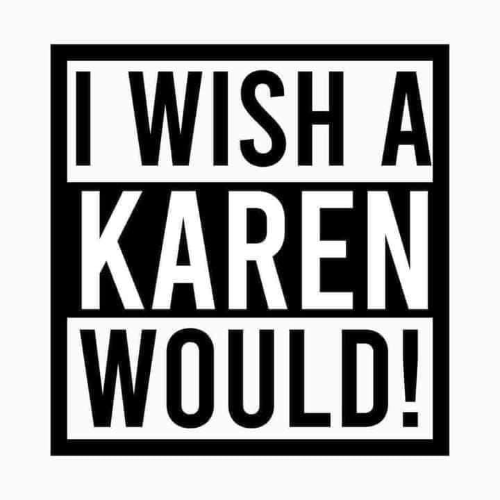 I Wish A Karen Would !