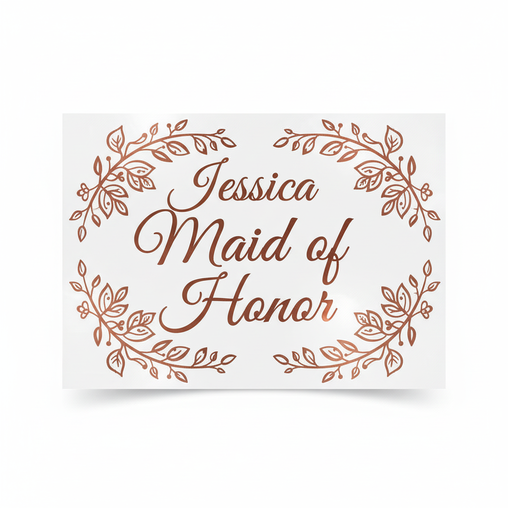 Maid of Honor Heat Transfer