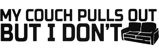 My Couch Pulls Out But I Don't
