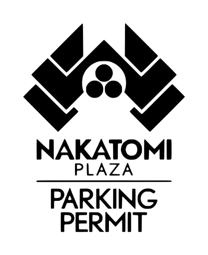 Nakatomi Plaza Parking Permit