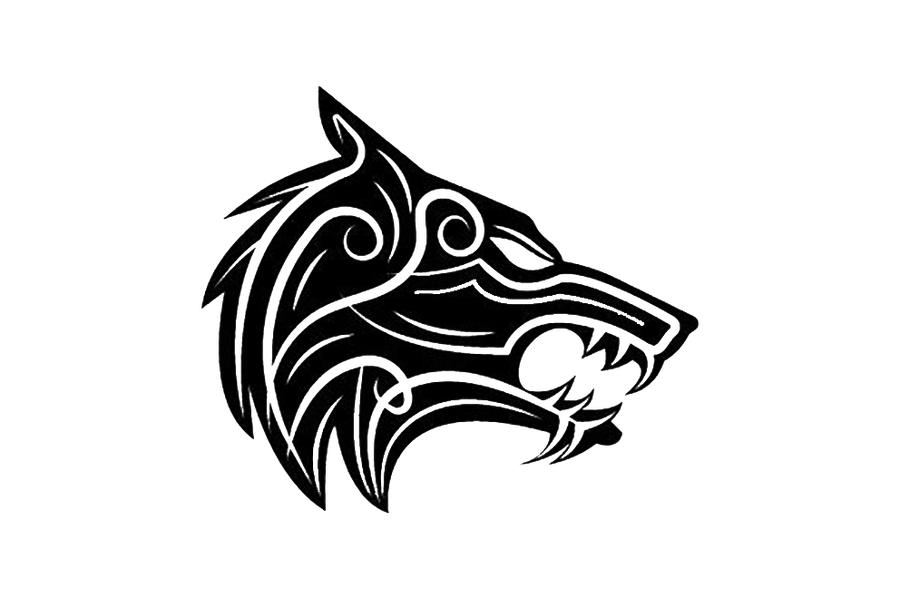 Viking Wolf Decal