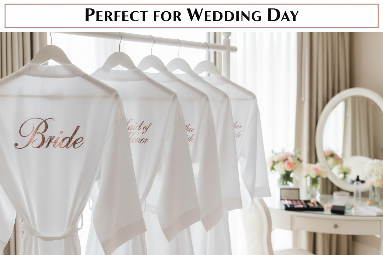 Wedding Party Robes Showcase